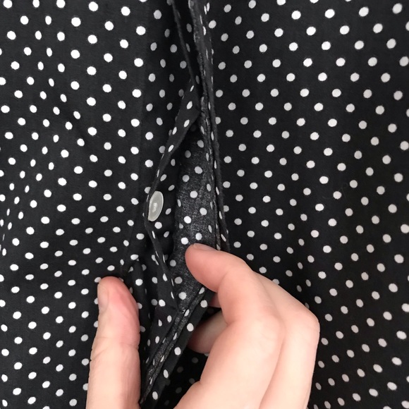 John Varvatos 100% Cotton Polka Dot Print Men’s Shirt - Picture 6 of 13